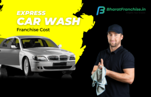 An image depicting the cost structure of a car wash franchise in India